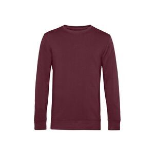 B&C Mens Crew Neck Sweat / Burgundy